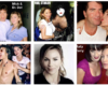 Six-photo collage of fans posing with performers, featuring hugs and affectionate moments in each panel (no identifiable names mentioned).