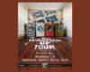 Poster for the 'All Washed Up Tour' featuring four washing machines in a laundromat; includes date November 18 and landmark venue information.
